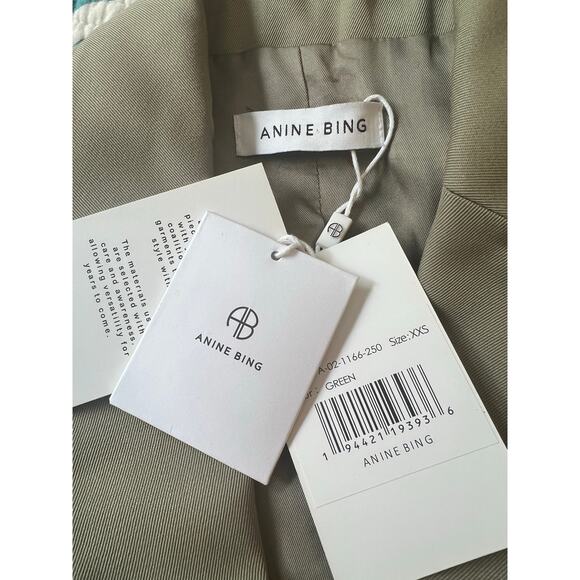 New Anine Bing The Campbell Blazer, Trench & Mini dress all in One Size: XXS - Picture 6 of 10